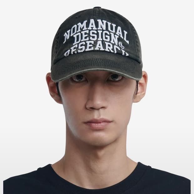 노매뉴얼 아치 로고  볼캡 모자 