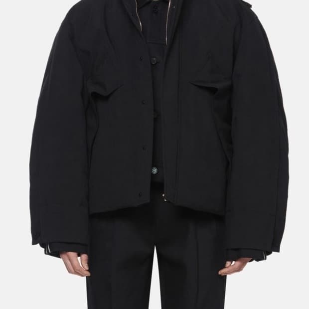 우영미 22fw 코듀라 숏패딩 블랙 48 매장판 말도안되는가격 