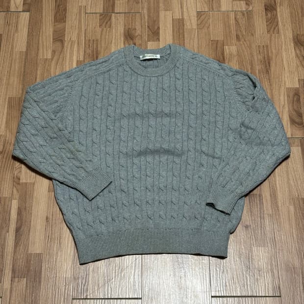 인템포무드 케이블 니트 XL