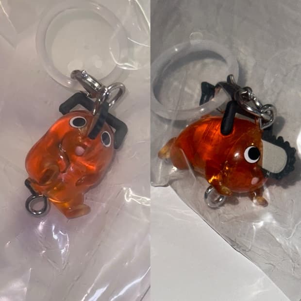 체인소맨 포치타 연결 메지루시 키링 가챠