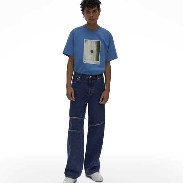 [31] 헬무트 랭 (Helmut Lang) 지퍼 진 인디고