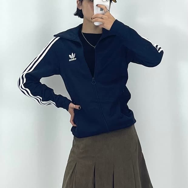  [S]아디다스 유로파 여성 네이비 져지 트랙탑CH7760
