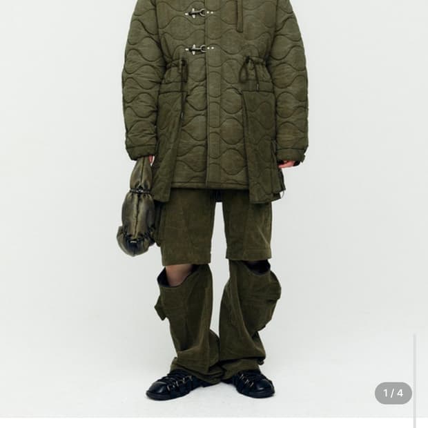 앤더슨벨 레이스업 파카 L