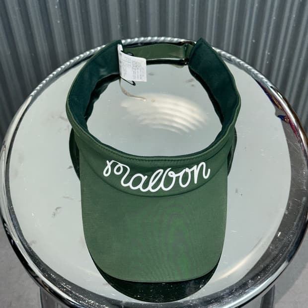 [M/L] 말본골프 스크립트 로고 썬바이저 그린 Malbon Golf 