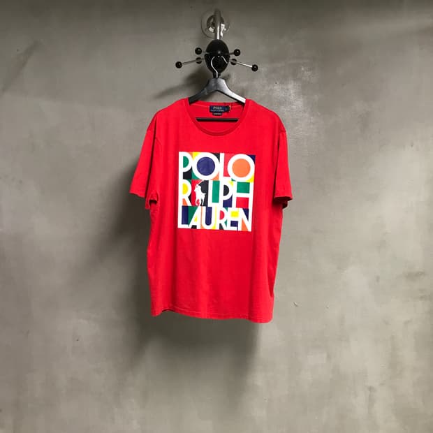 폴로 랄프로렌 QR 반팔 티셔츠 XL