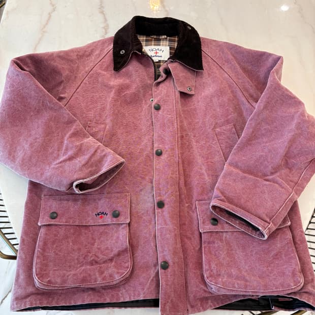 노아 바버 코튼 비데일 자켓