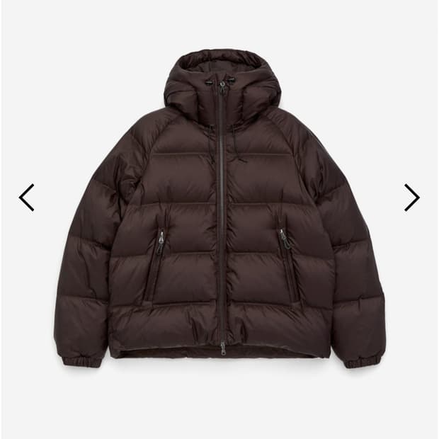 [새상품] 아르켓 스포티 다운 다크브라운 L