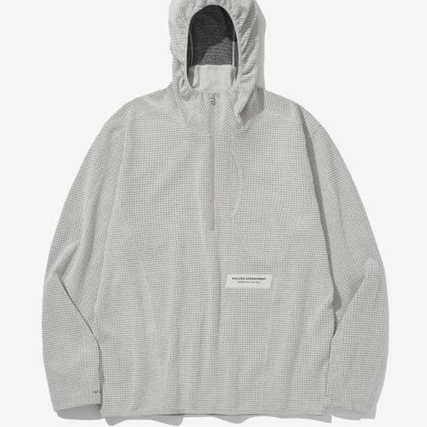 웰터 익스페리먼트 SQUARE FLEECE HOOD PULLOVER