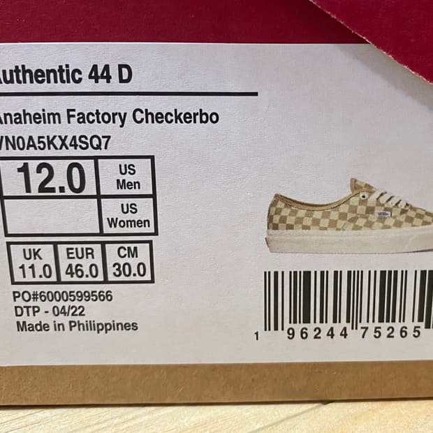 Vans 에너하임 체커보드 300mm