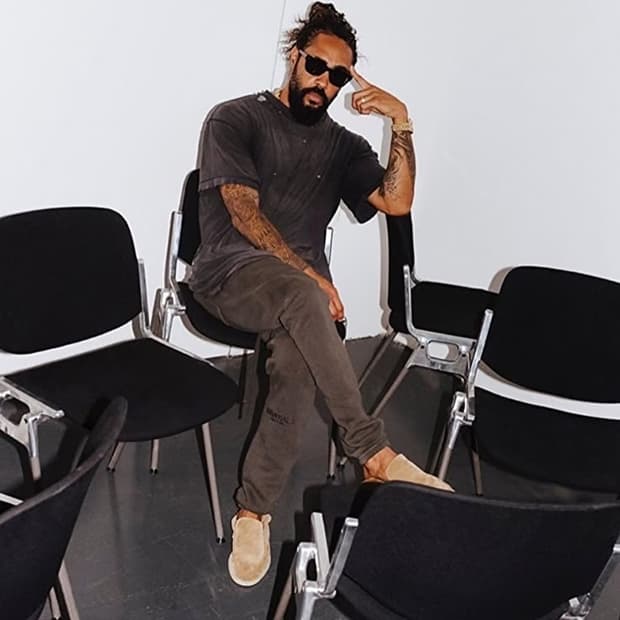 피어오브갓 에센셜 스웻팬츠 black ink