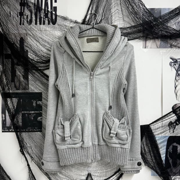 00s pinterest mood double collar hood
