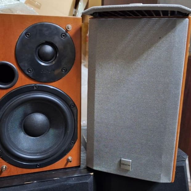 (오버홀)데논 빈티지 스피커 1조 SC-MG33 카페 매장 인테리어 앤틱