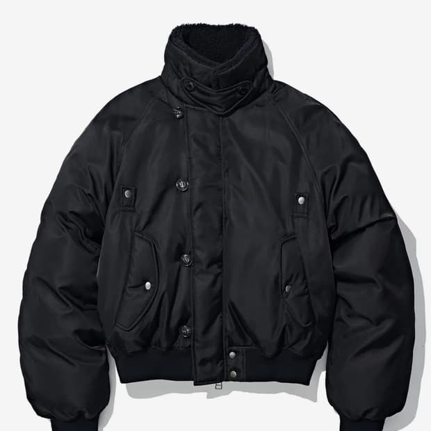 파르티멘토 1950 N2B 밀리터리 숏 파카 블랙 M