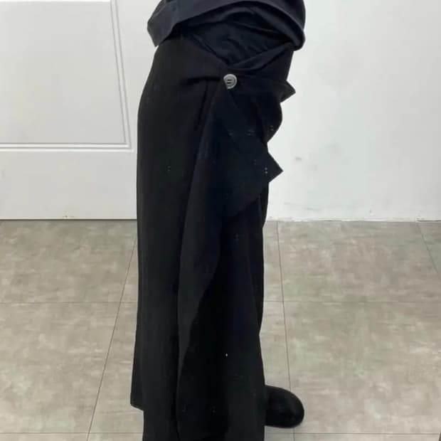 꼼데가르송 드레이프 스커트