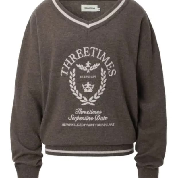 쓰리타임즈 isabel 니트 스커트 헤어밴드 세트