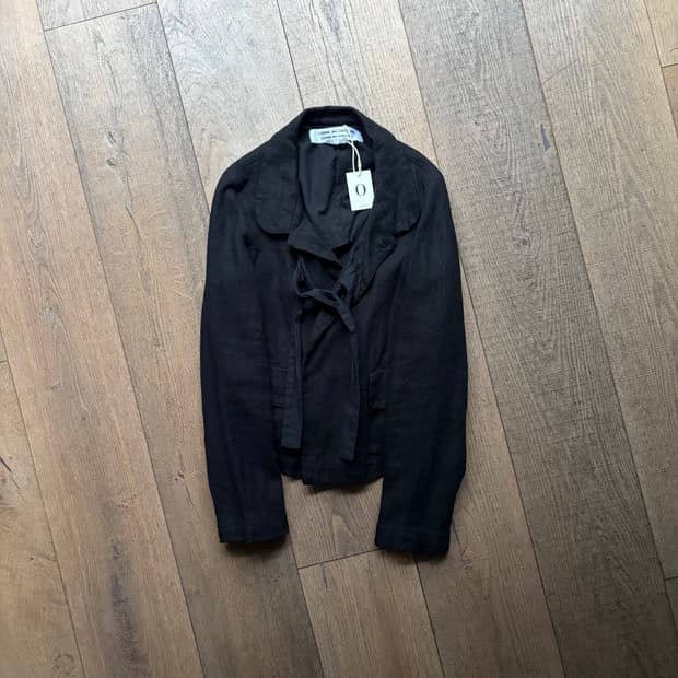 Ribbon Closing Wide Jacket