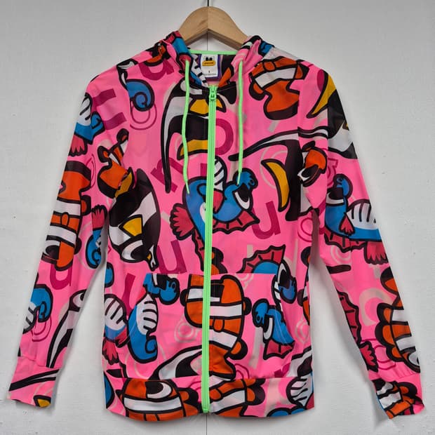 팬콧 워터그래피티 후드 집업