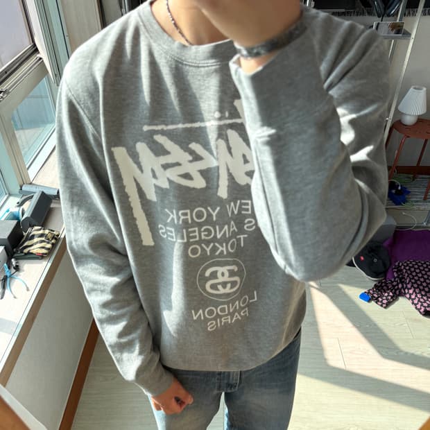 00s 스투시 월드투어 맨투맨