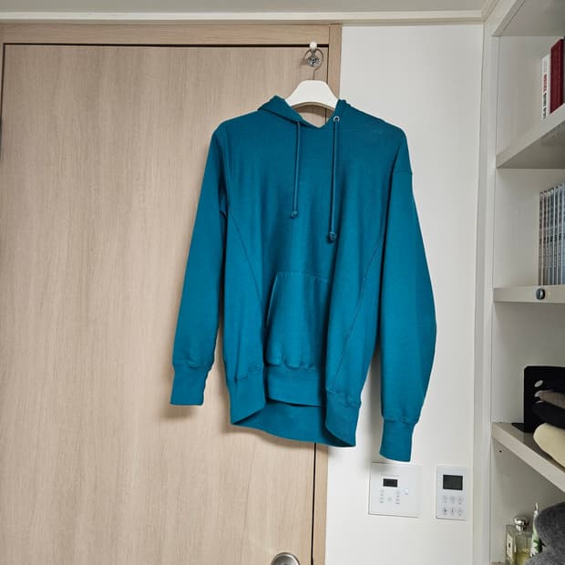 AURALEE 오라리 후드 / 터콰이즈 블루 / 4