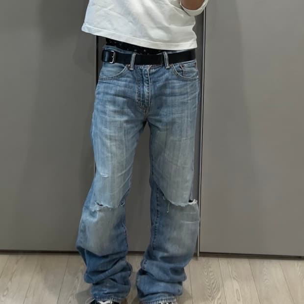 리바이스 Distressed 505 W30 L34