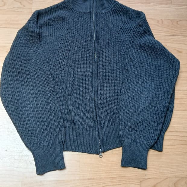 토니웩 니트집업 차콜 L