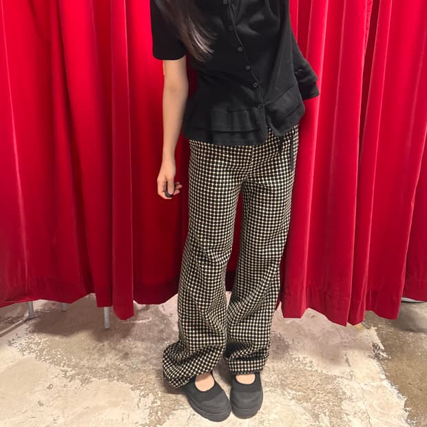 Sonia Rykiel 소니아 리키엘 울 도트 팬츠