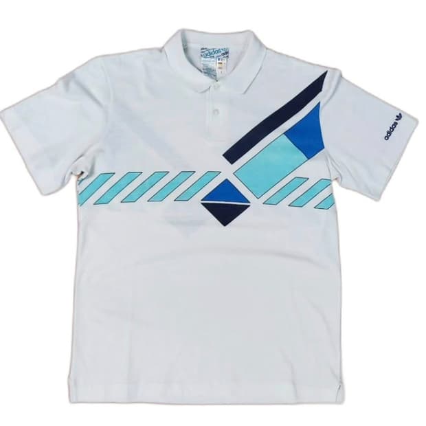 (희귀)80's 아디다스 X 이반 렌들 도미넌트 빈티지 PK 셔츠 m