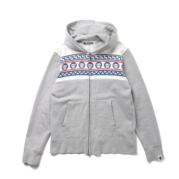 베이프 A BATHING APE Milo Zip Hoodie