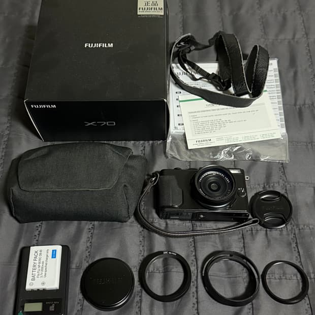 후지 x70 블랙 박스포함