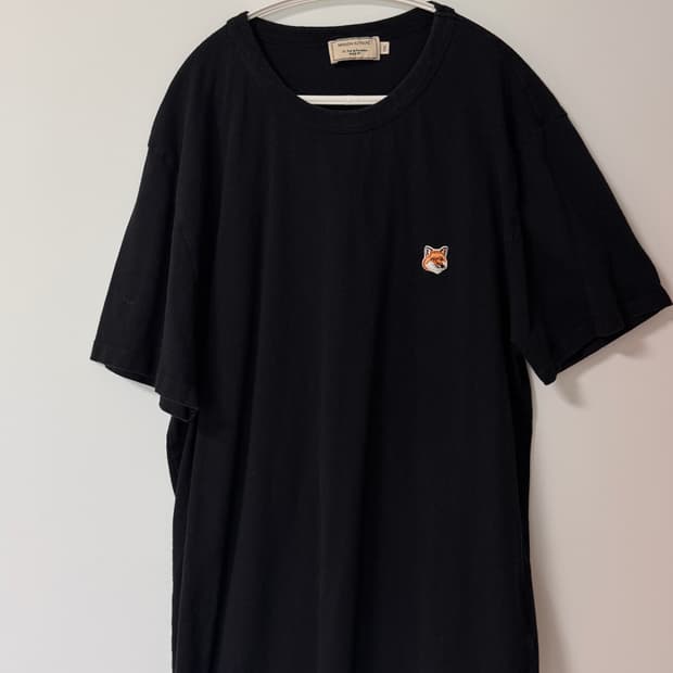 메종키츠네 블랙 xxl
