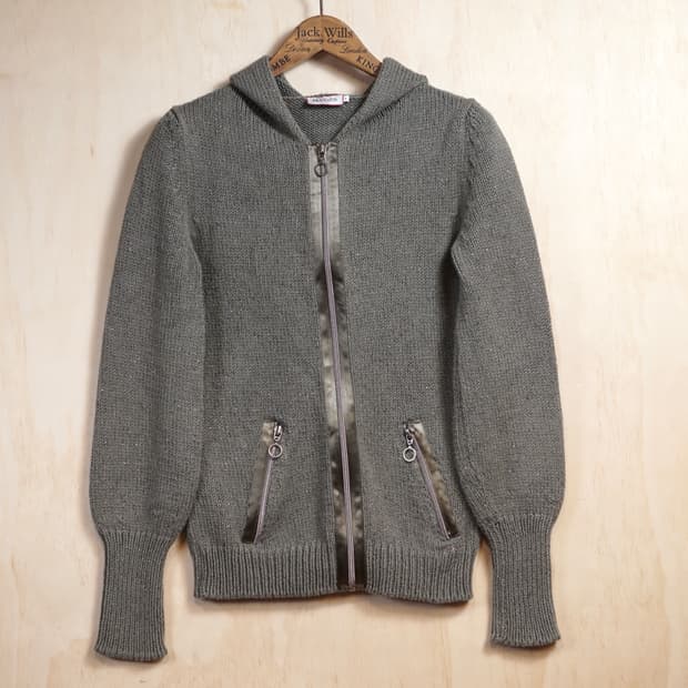 Max&Co 니트 집업 자켓