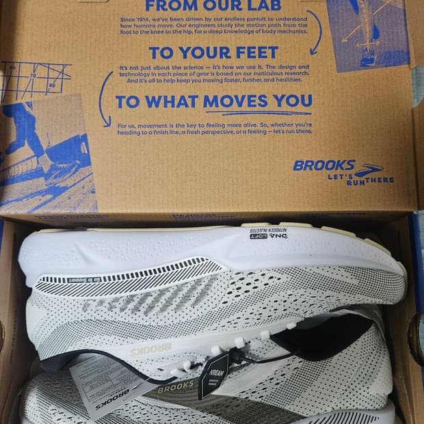 [285] 브룩스 아드레날린 GTS 24 화이트 블랙 2E 와이드