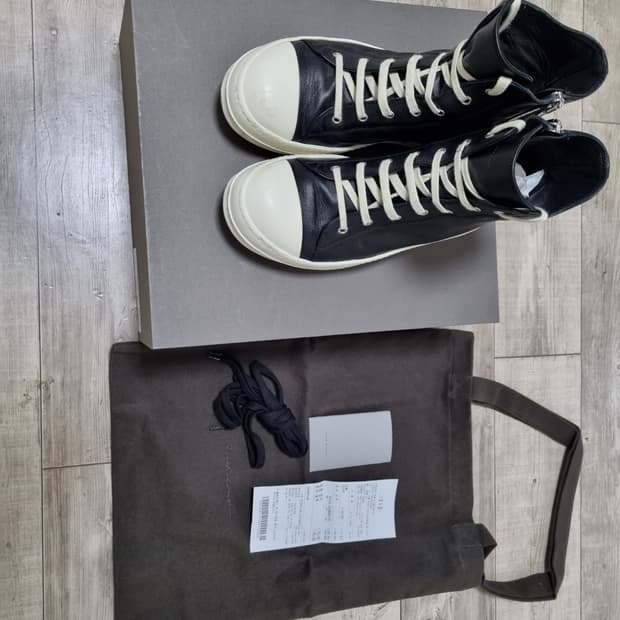 [42] 릭오웬스 컨버스 하이 lpo 블랙 팝니다