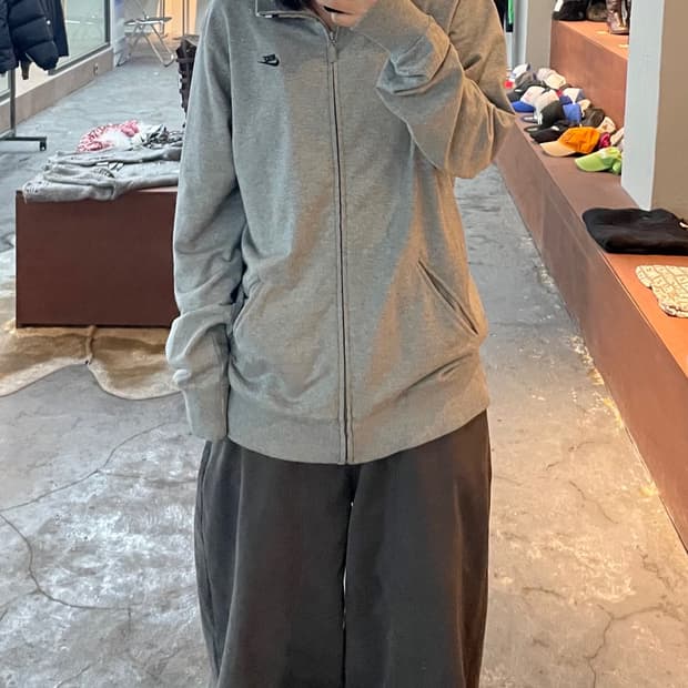 나이키 에어 올드스쿨 코튼 저지 집업 자켓 H766
