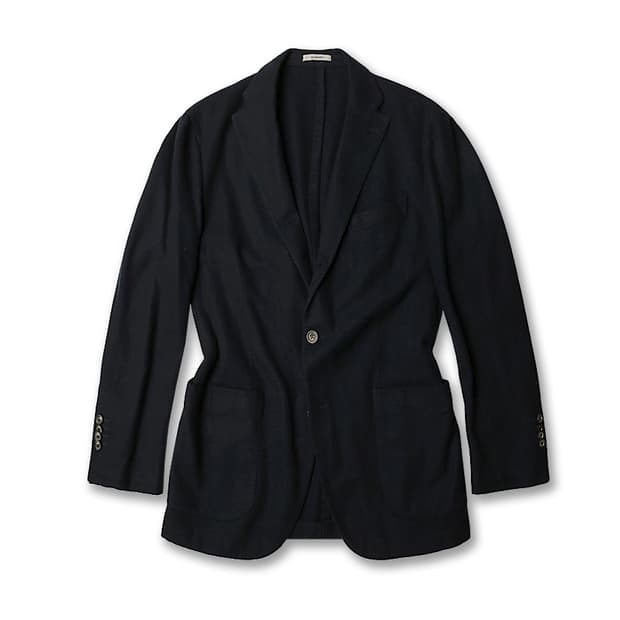 볼리올리 [Boglioli] 네이비 플란넬 울 이태리 컴포트 자켓