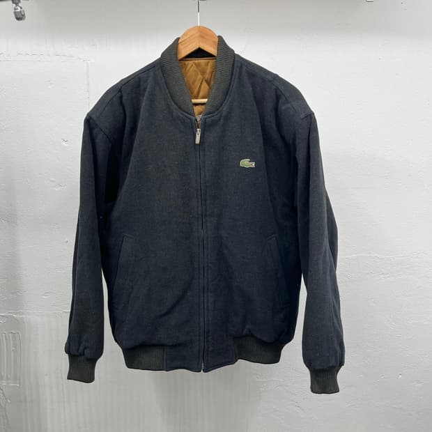 XL) LACOSTE WOOL JACKET