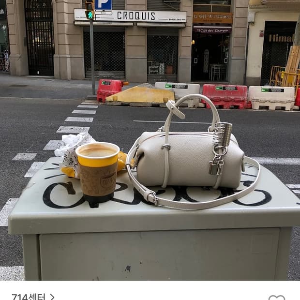 714센터 +헤어클립+아이보리 마고쁘띠백