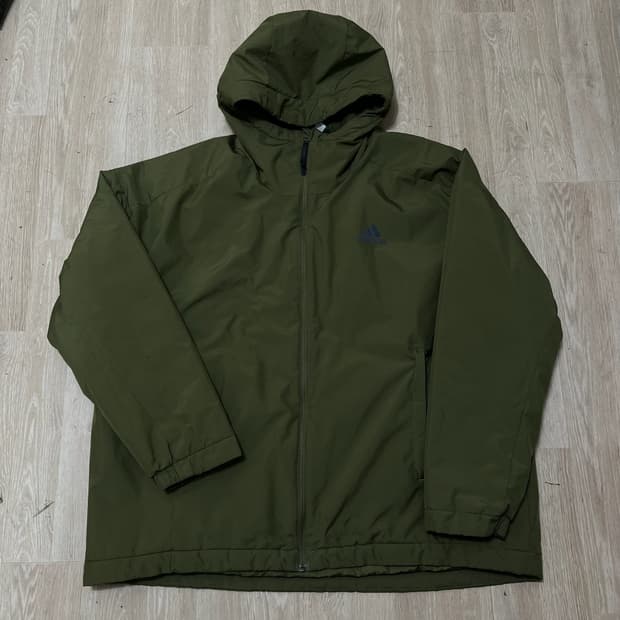 아디다스 남성 라이트 다운 바람막이 경량 점퍼 XL/105 