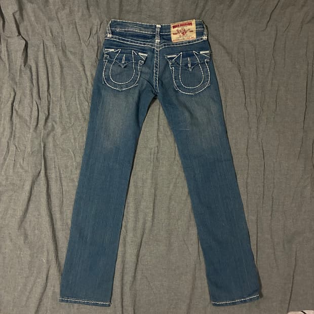 트루릴리젼 부츠컷 데님 청바지 27사이즈