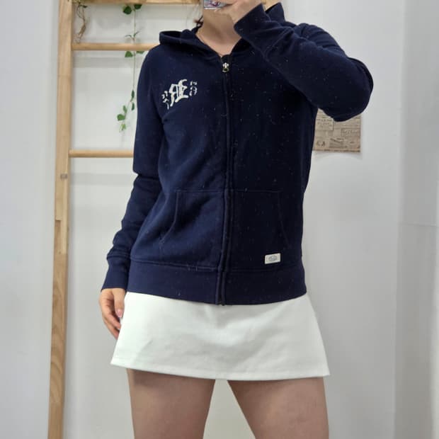 [프립]XL(16)/슬림핏 폴로 랄프로렌 빈티지 레터링 로고 기모 후드집