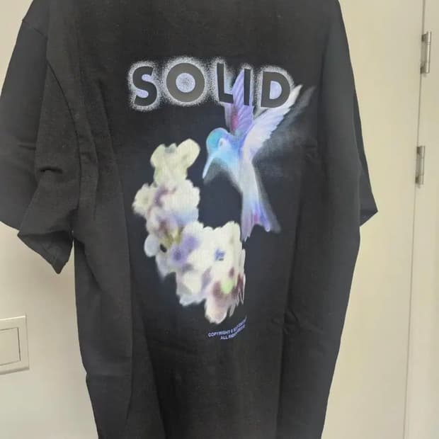 솔리드옴므 허밍버드 반팔 46