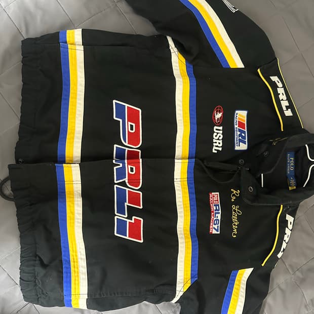 폴로 PRL1 폴로 레이싱 멀티 패치 하이넥 자켓