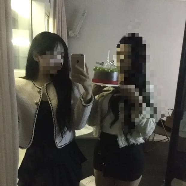 붙임머리 가발 21인치 