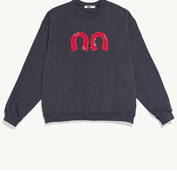 낫뉴 맨투맨 차콜