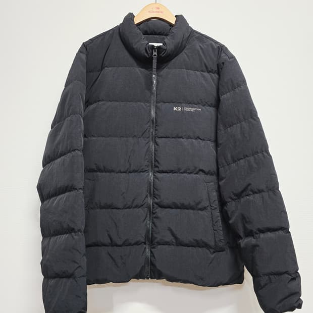K2 블랙 구스다운패딩 점퍼