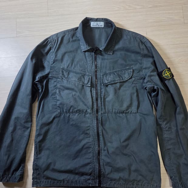 [정품/급처] 스톤아일랜드 올드이펙트 오버셔츠 세이지 그린