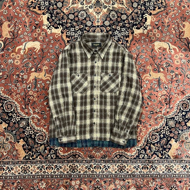 블랙아웃 브라운 셔츠 XL