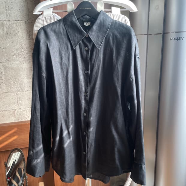 아르켓 린넨 오버핏 셔츠