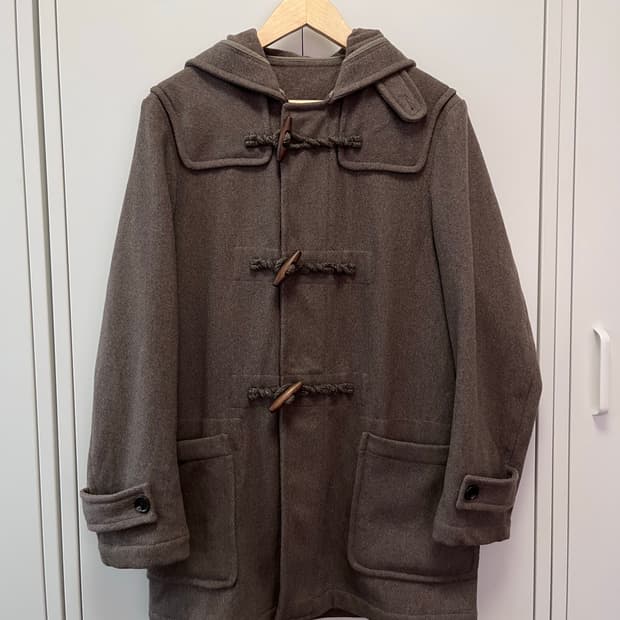 Comme ca ism 브라운 울 더플코트