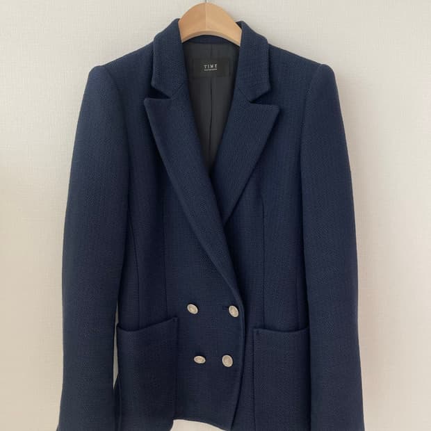 TIME 트위드 더블 자켓 44